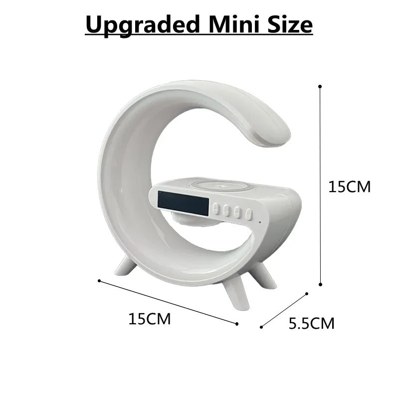 Mini Digital G Lamp, Multifunctional Wireless Charger Stand